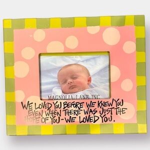 Frame Baby Toddler Infant Child Kid Pink Green Ultrasound